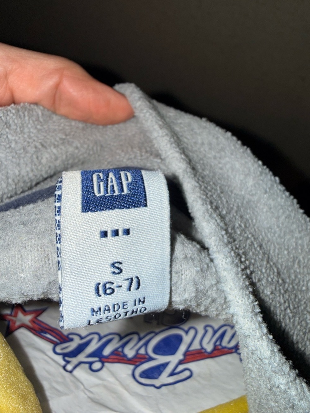 GAP Light Gray Half-Zip Fleece Pullover - Picture 4 of 4